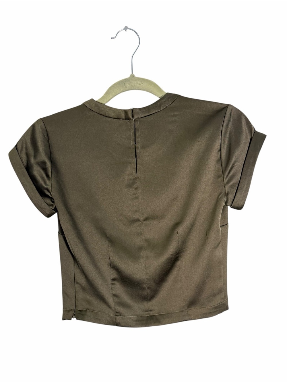 NWT Anthropologie Satin Top - Picture 2 of 4